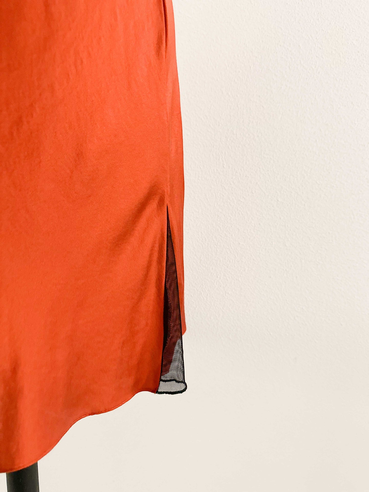 SILK SUNSHINE TANGERINE DRESS (S - M)