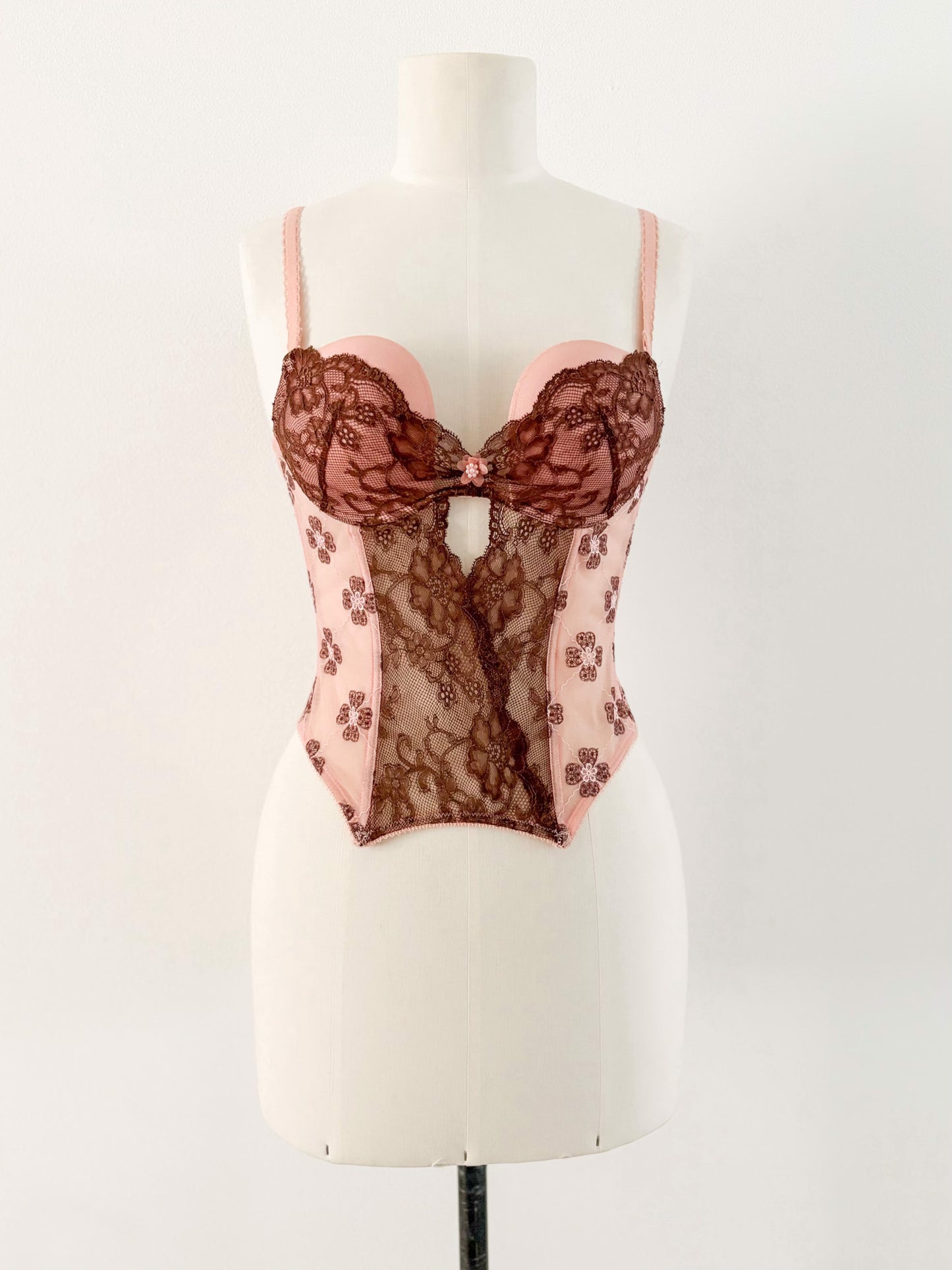 PRINCESS PINK BROWN BUSTIER (75B/70C)