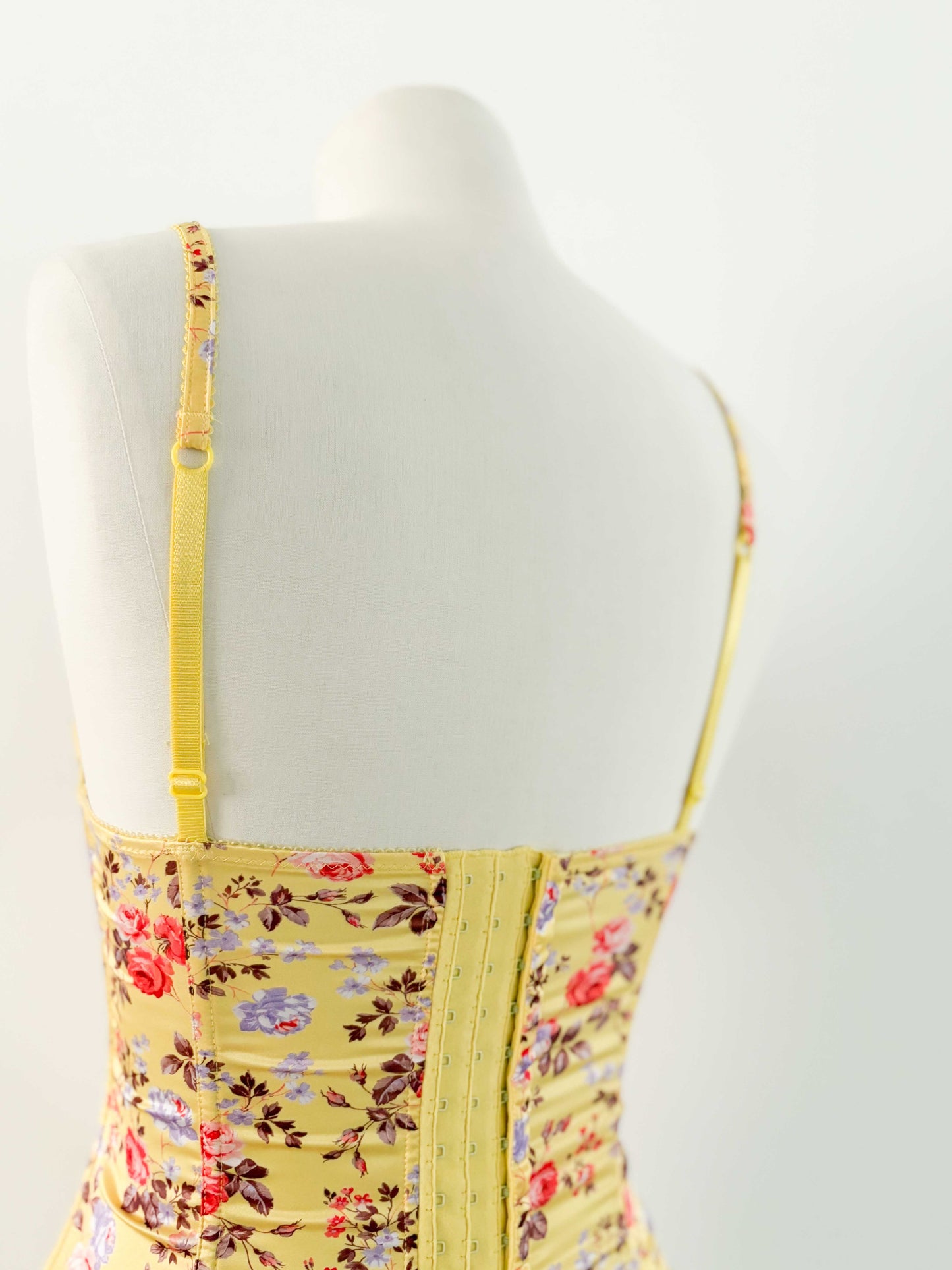 SUNSHINE FLORAL SATIN BUSTIER (75A/70B)