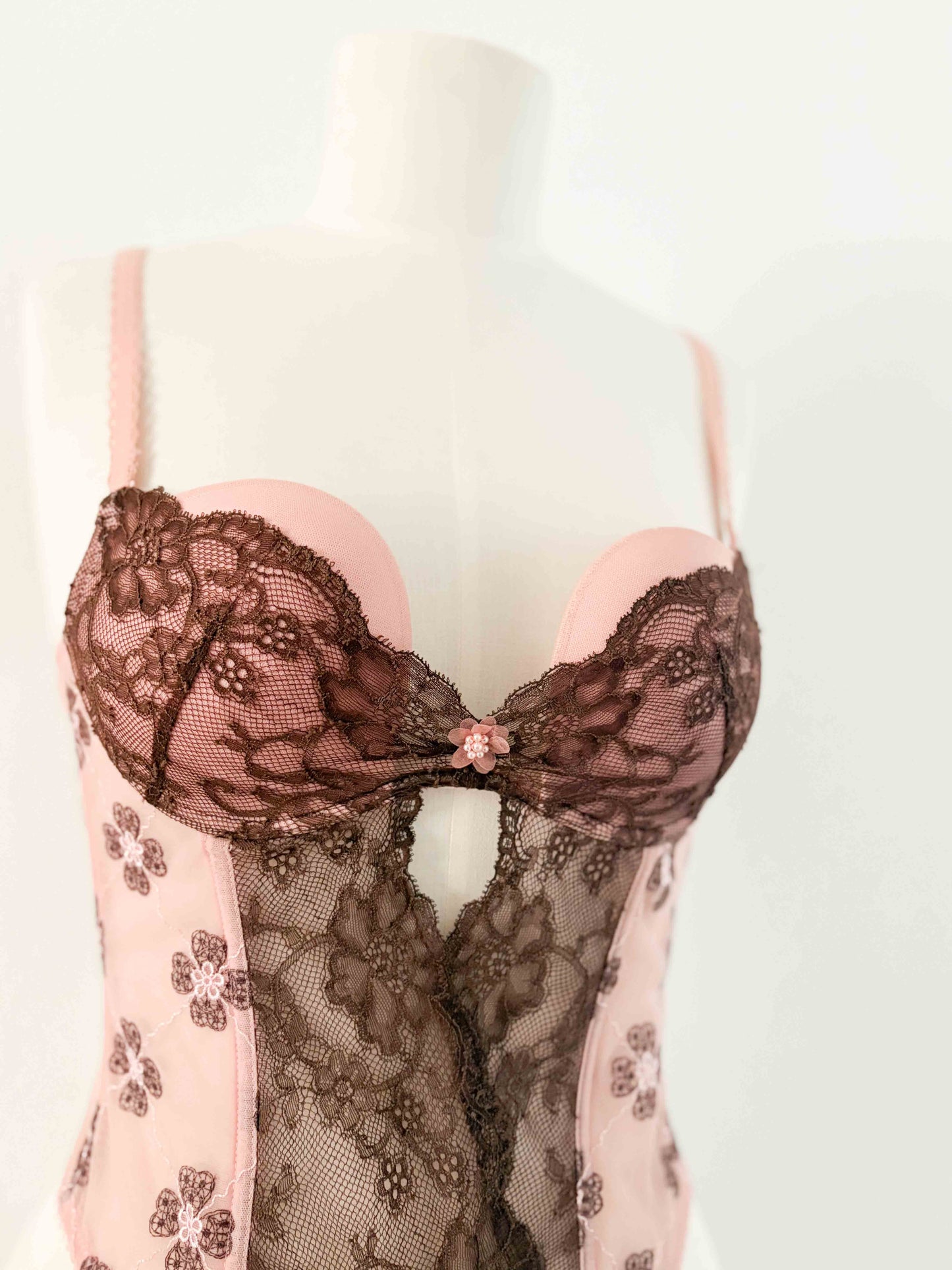PRINCESS PINK BROWN BUSTIER (75B/70C)
