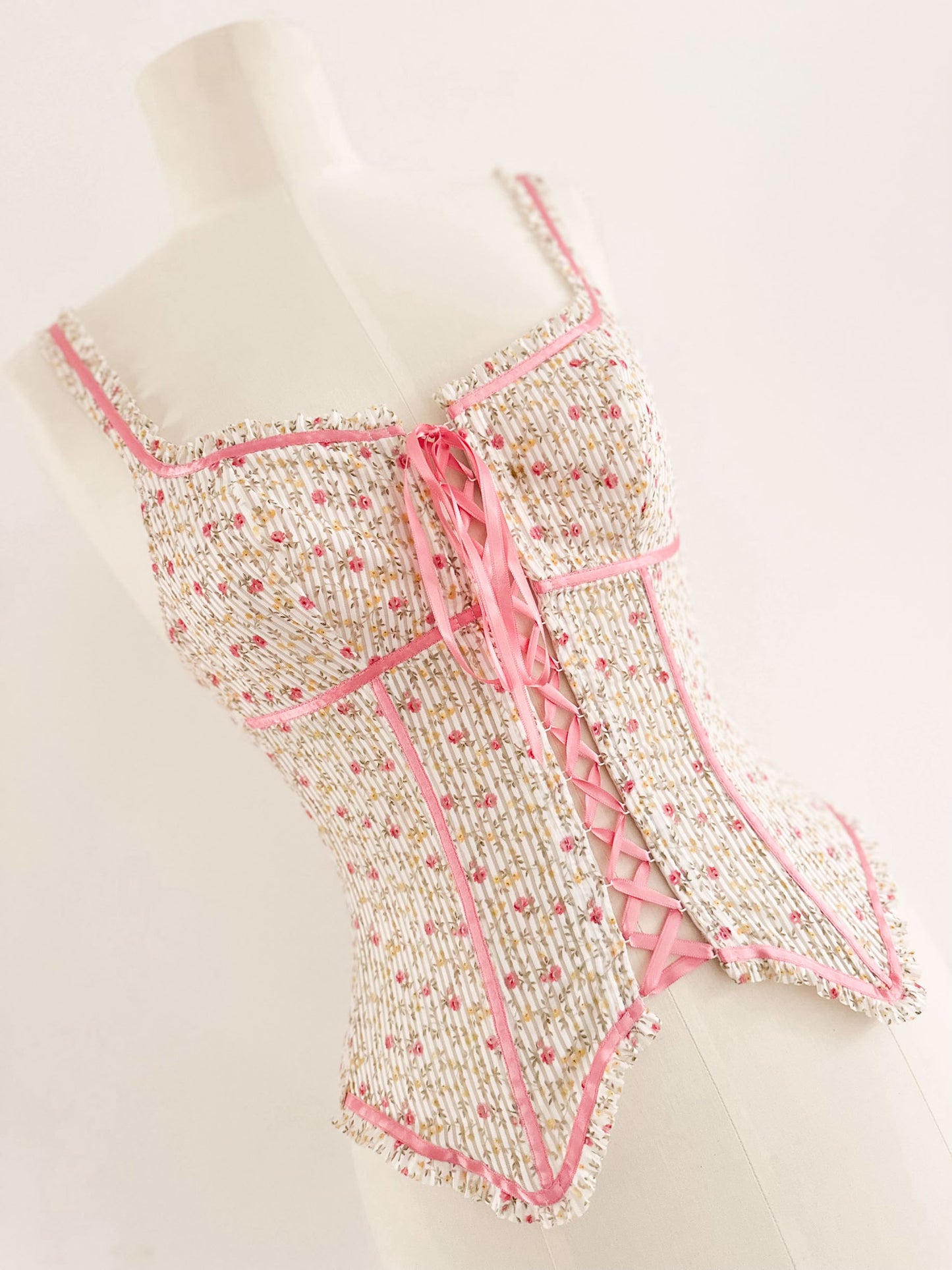 FLORAL ROMANCE BUSTIER (XS - M)
