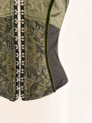 ITALIAN DARK BAROQUE CORSET (L, EU 40)