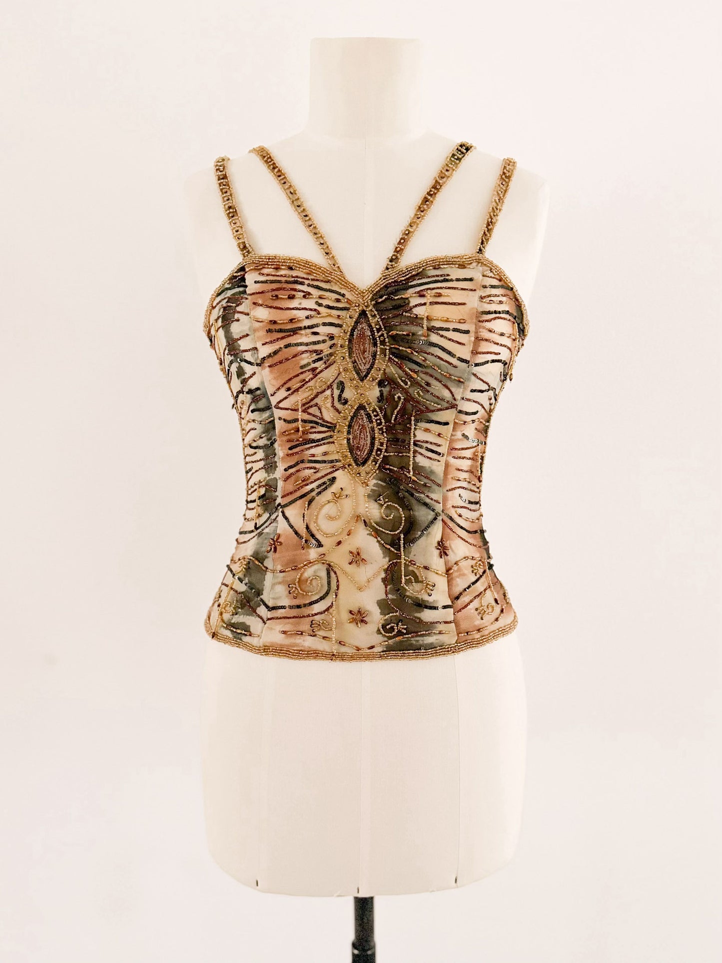 EMBELLISHED Y2K CORSET (S/M)