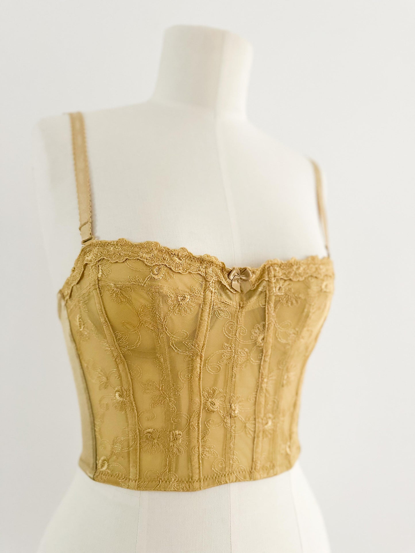 GOLDEN LACE BUSTIER (70B/75A)