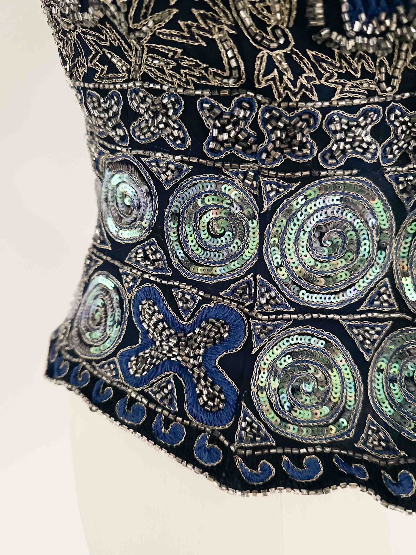 HALTER EMBELLISHED CORSET (L - XL)