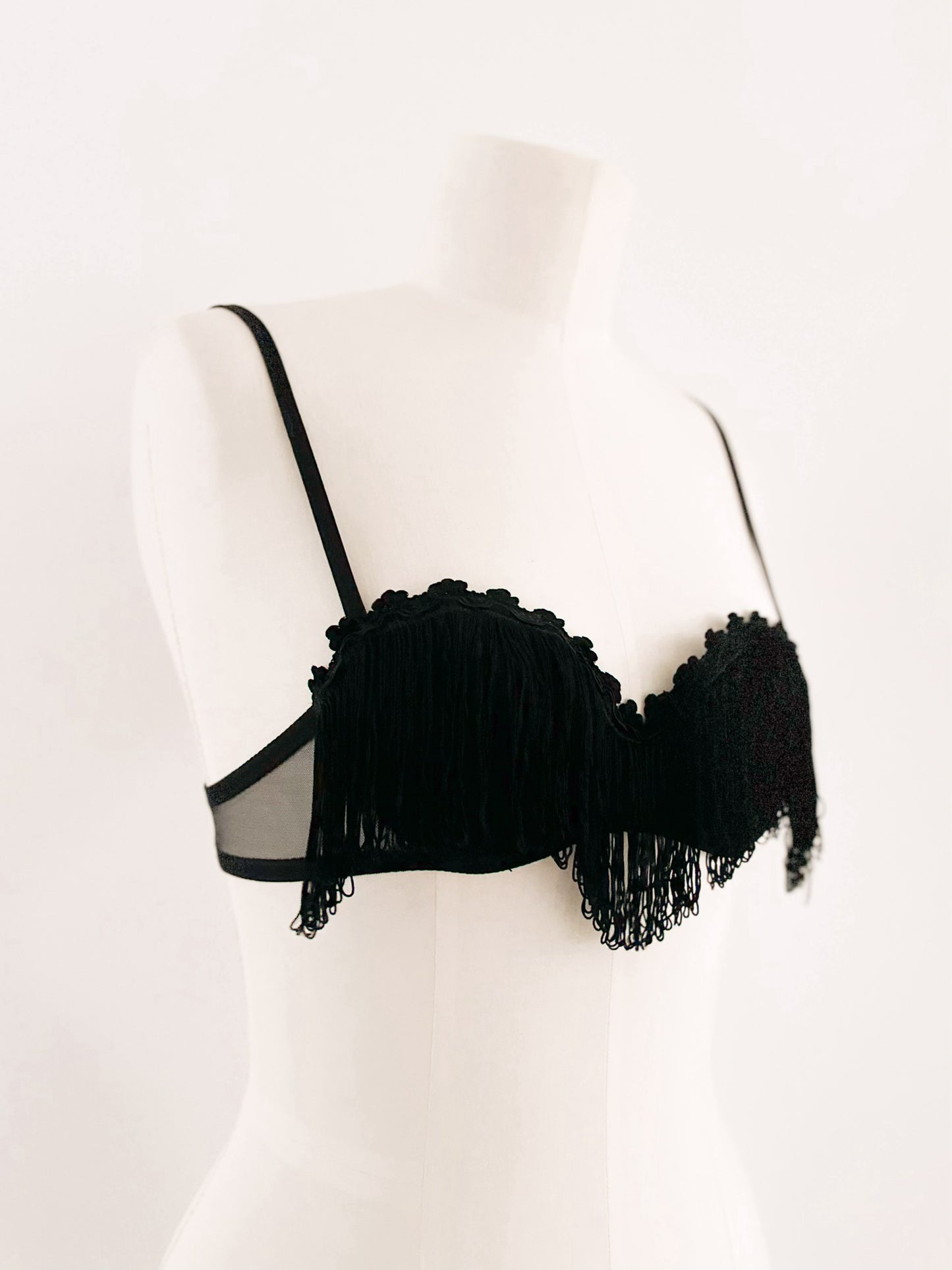LA PERLA FRINGLE BRALETTE (70B/75A)