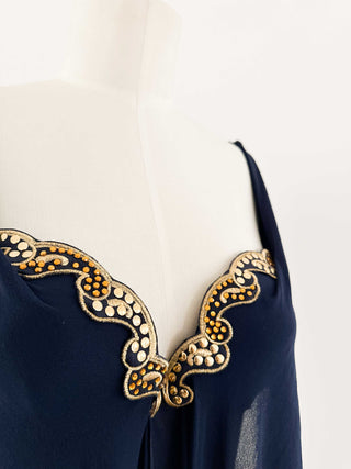 LA PERLA NAVY MULTIWAY BODYSUIT (80C/75D)