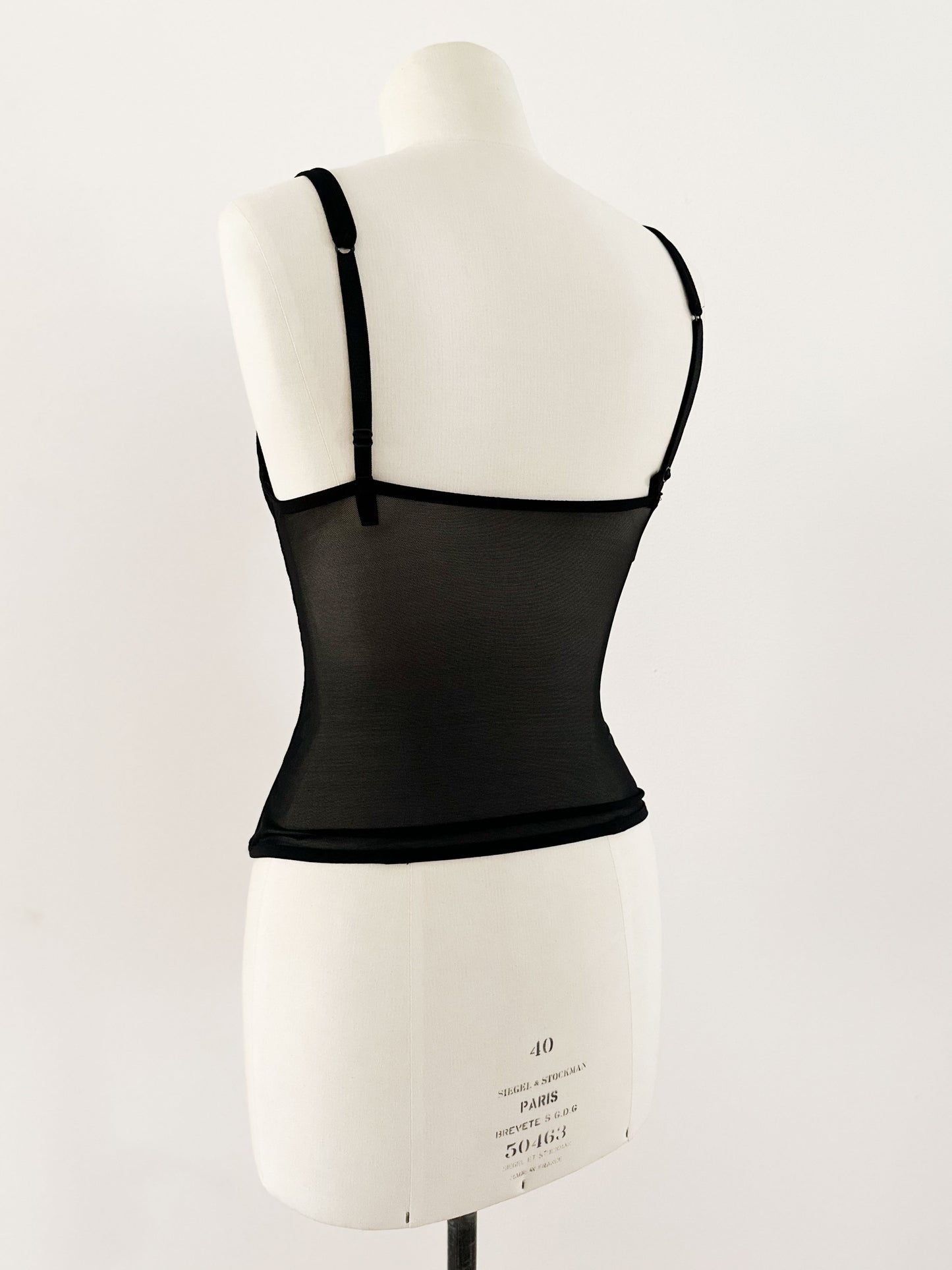 BLACK FLORAL LA PERLA CORSET (75B/70C)