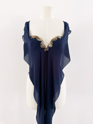 LA PERLA NAVY MULTIWAY BODYSUIT (80C/75D)