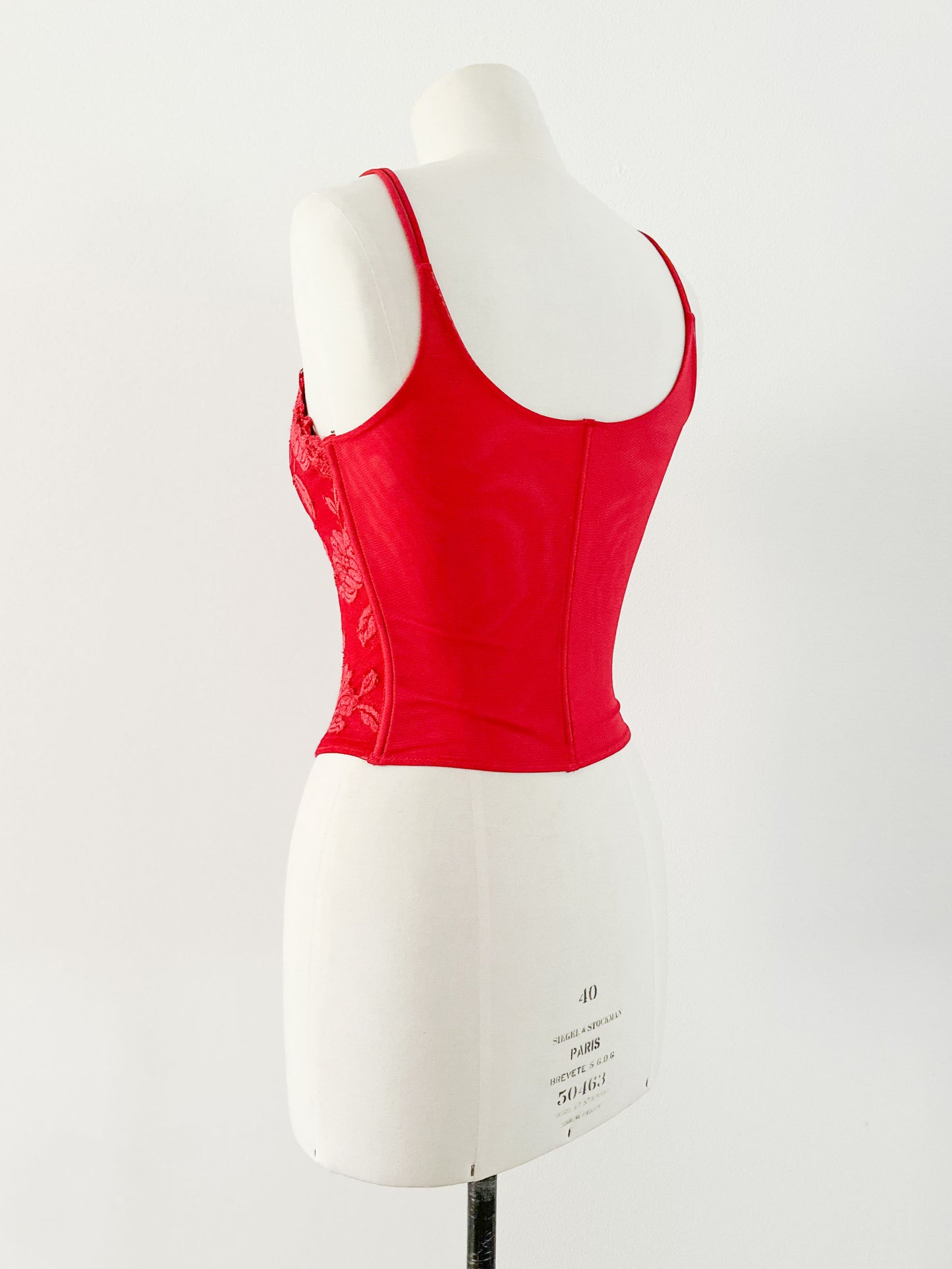 LA PERLA SOFT RED BUSTIER (S - M)