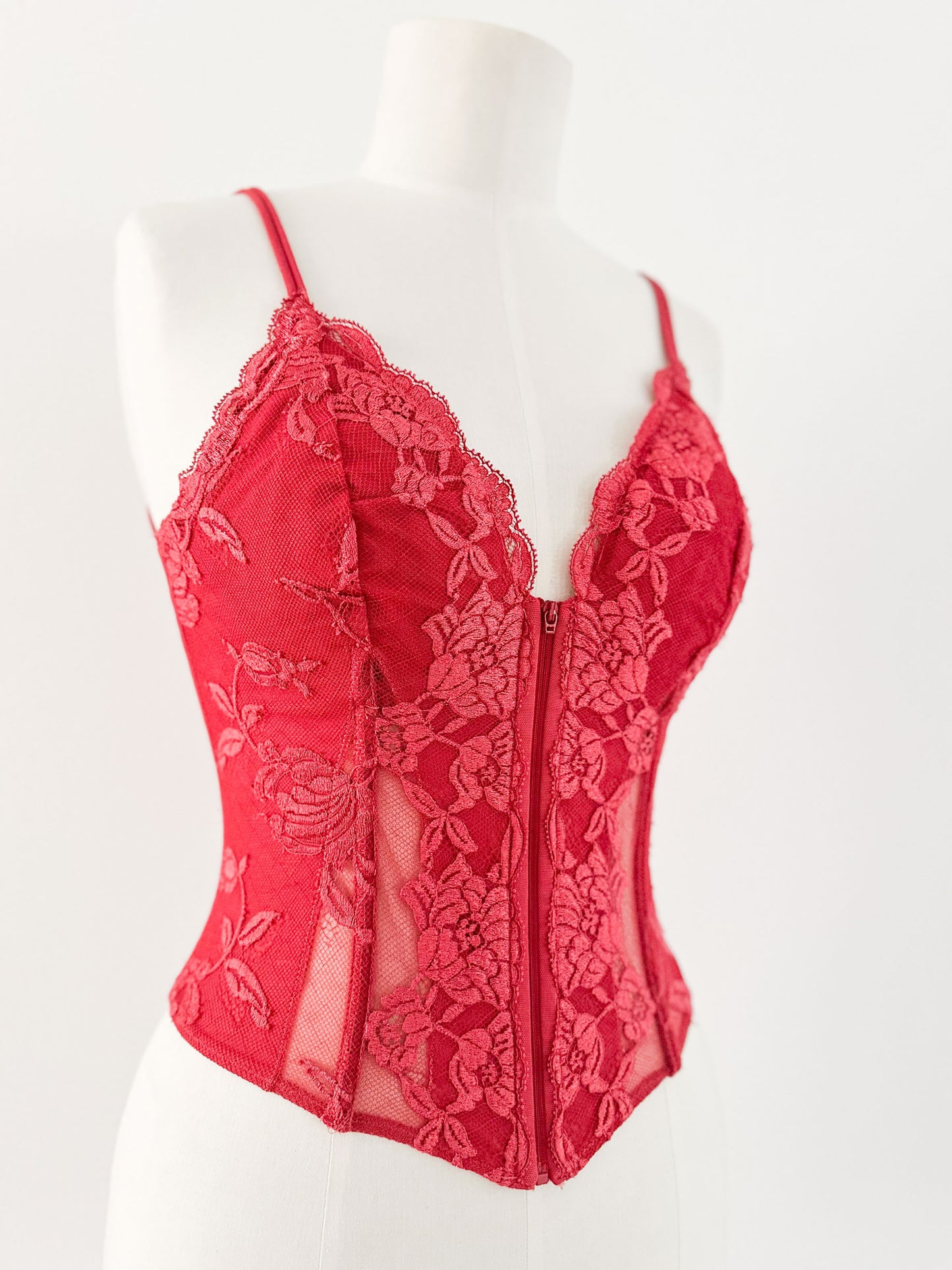 LA PERLA SOFT RED BUSTIER (S - M)