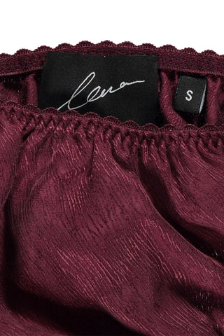 HIGH WAIST STRING BURGUNDY - LENAGERIE