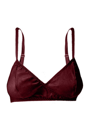SOFT BRA BURGUNDY - LENAGERIE