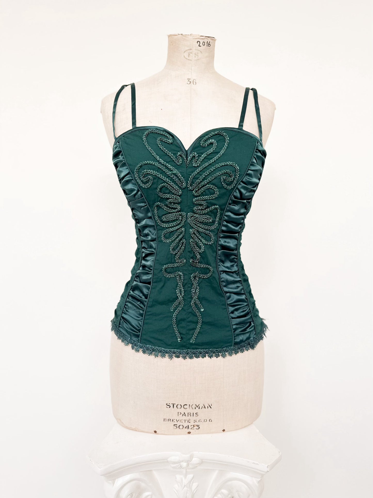 FOREST EMBELLISHED BUSTIER (XS - M)