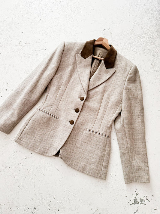 WOOL 2 TONE BLAZER (S - M)