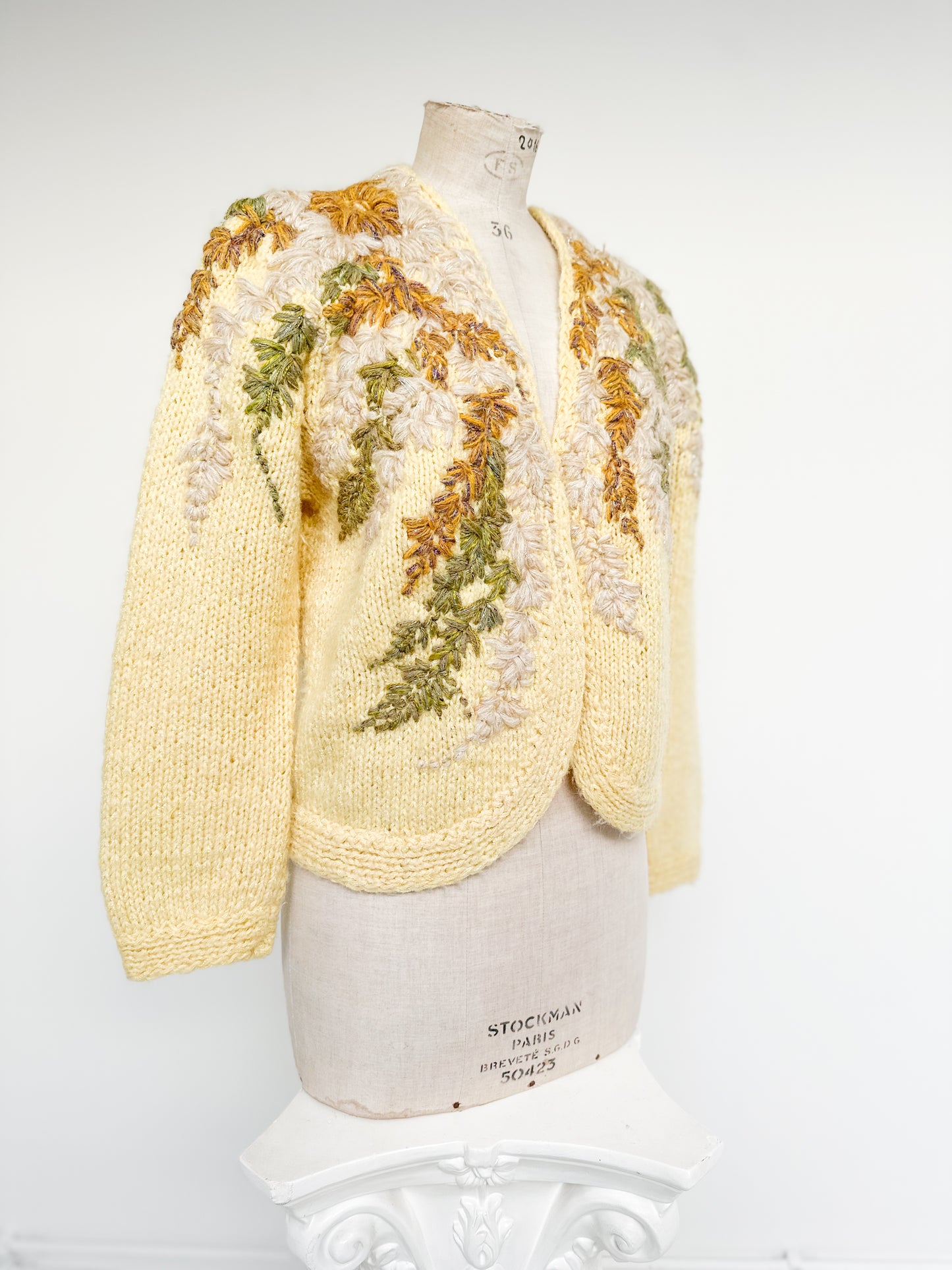 WOOL RARE SUNFLOWER KNIT (XS - M)