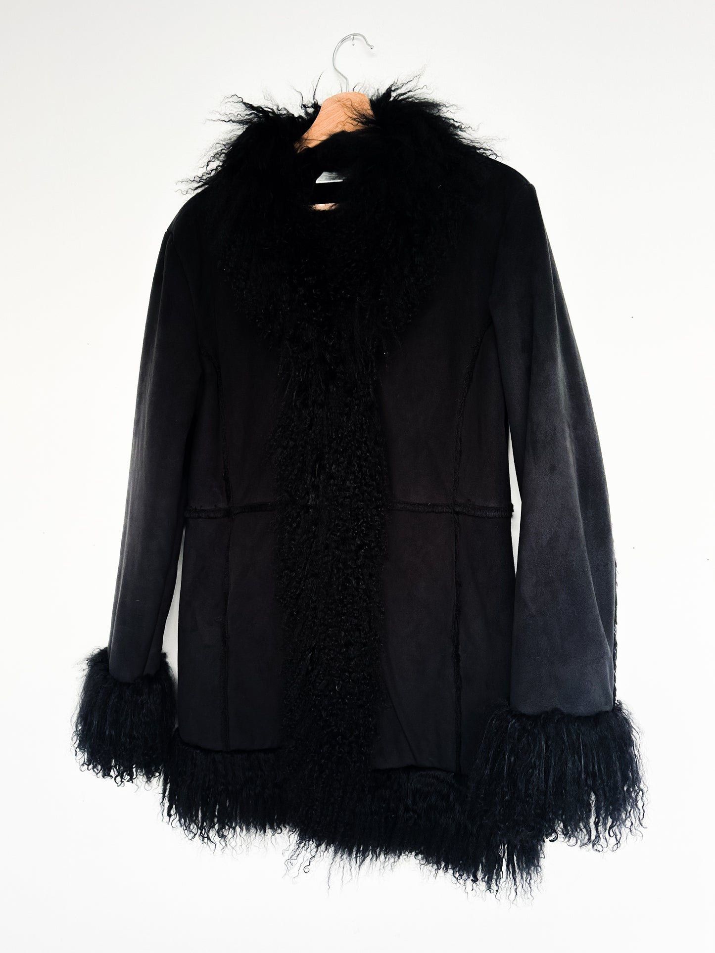 BLACK PENNY LANE COAT (S-M)