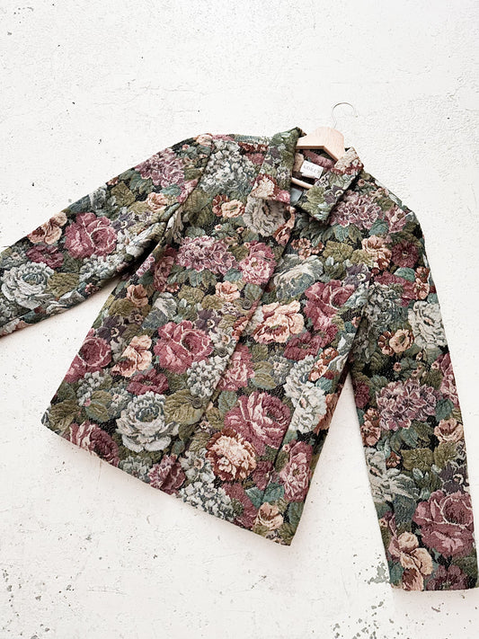 TAPESTRY FLORAL BLAZER (M - L)