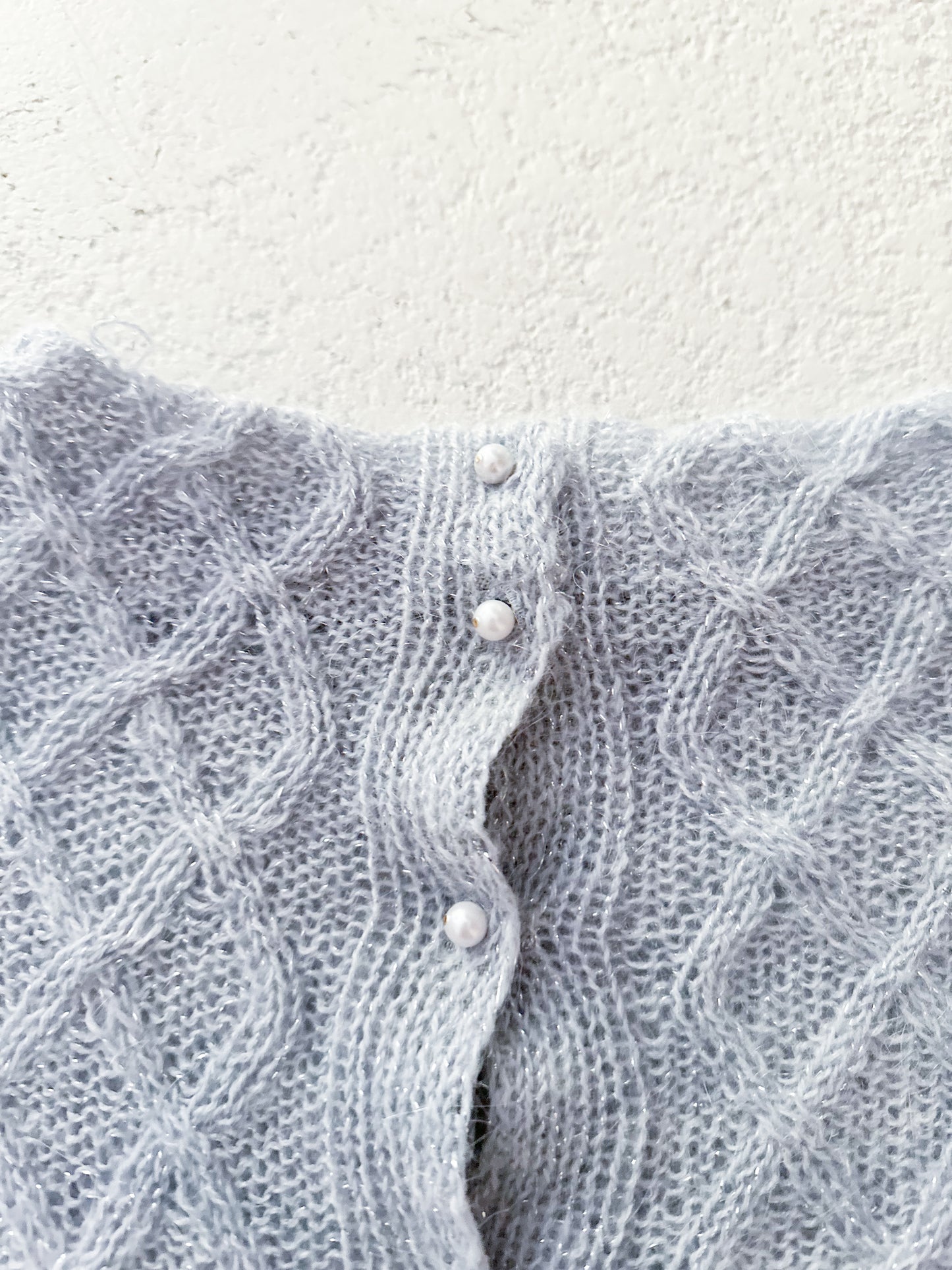 SOFT PASTEL WOOL PEARL KNIT (XS - S)