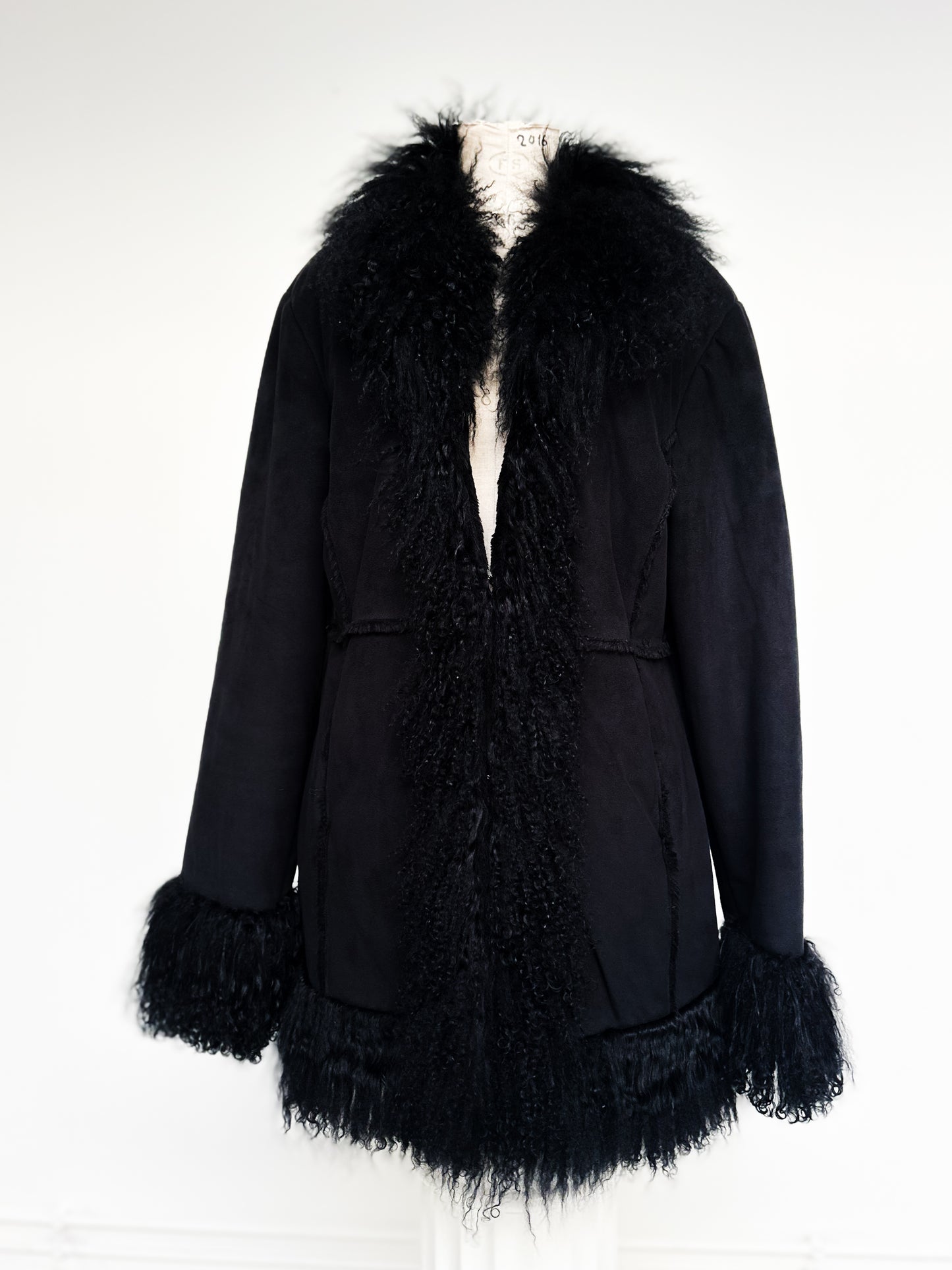 BLACK PENNY LANE COAT (S-M)