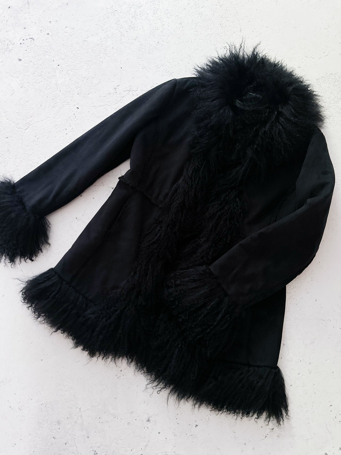 BLACK PENNY LANE COAT (S-M)