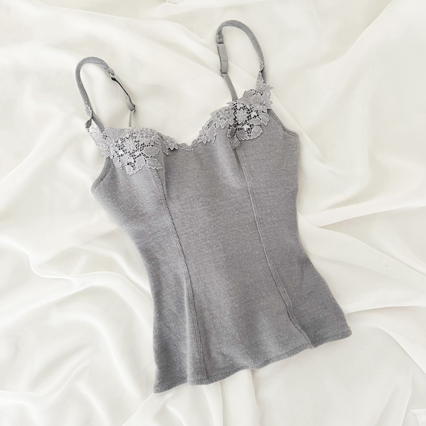 GREY KNITTED BUSTIER (75B/70C)