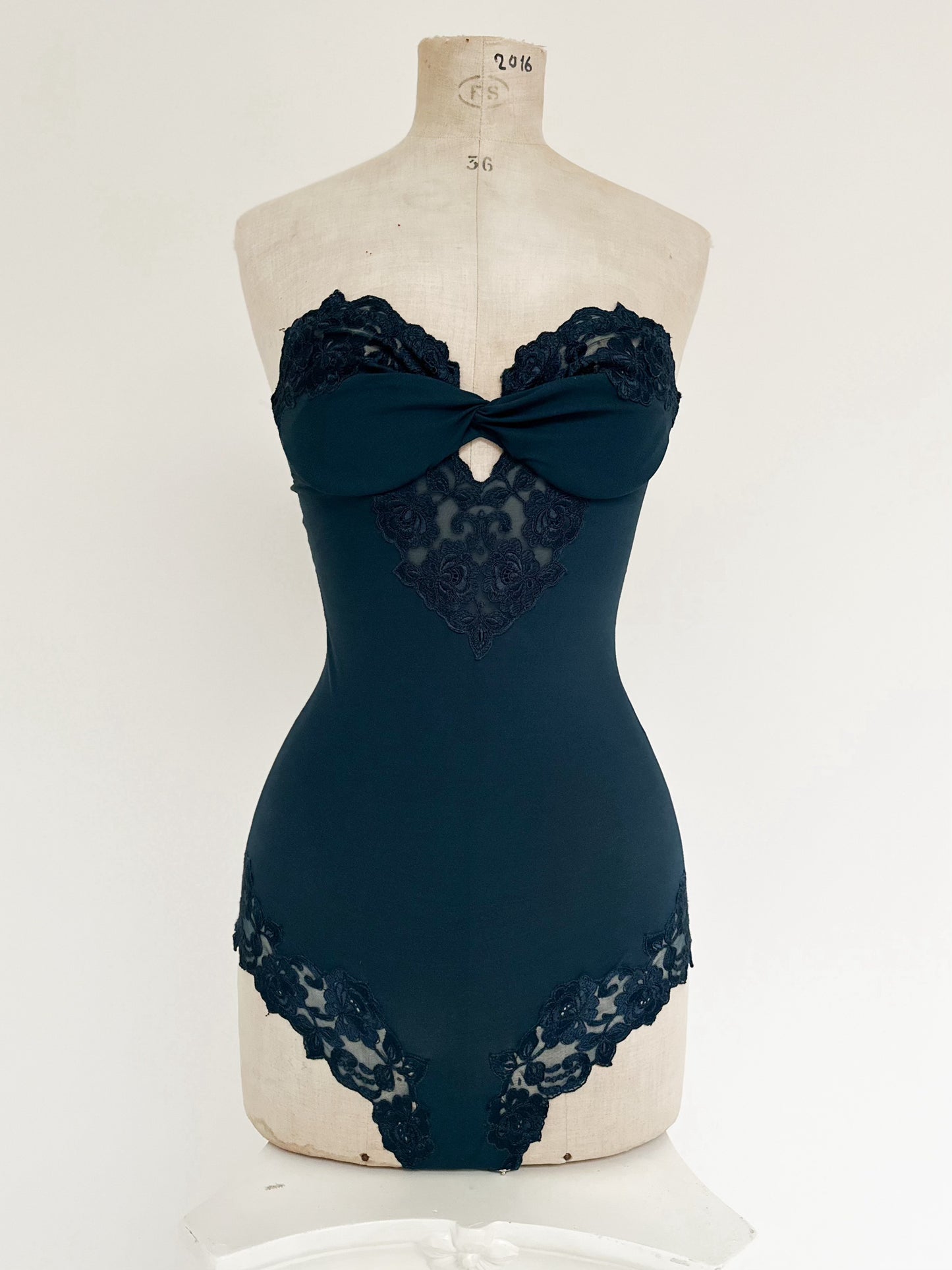 TEAL LA PERLA ROMANCE BODYSUIT (70B/75A/65C)