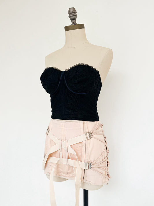 Rare 1950s French Corset Skirt / Girdle -  Canada