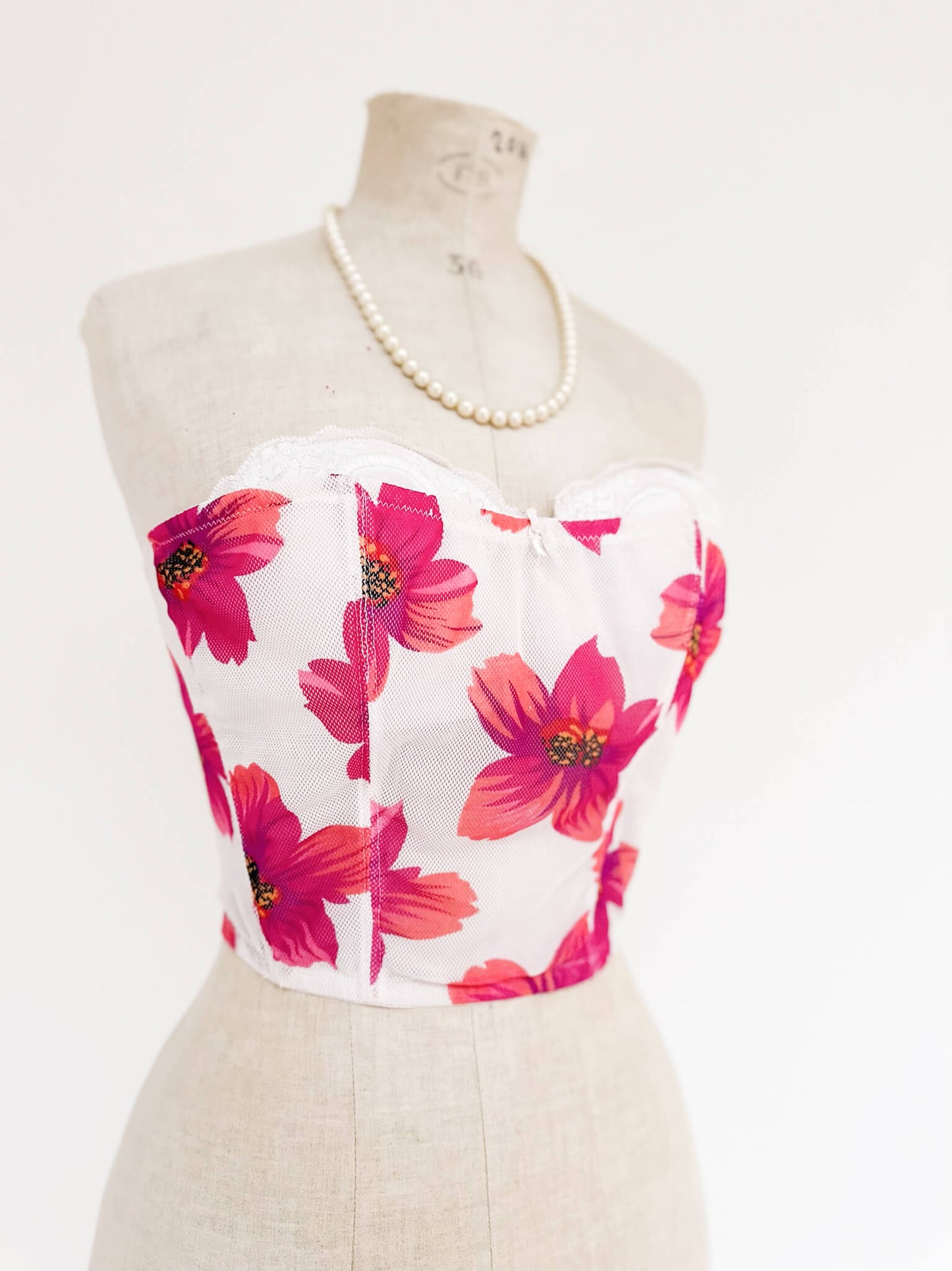 FLORAL PEEK BUSTIER (75B/70C)