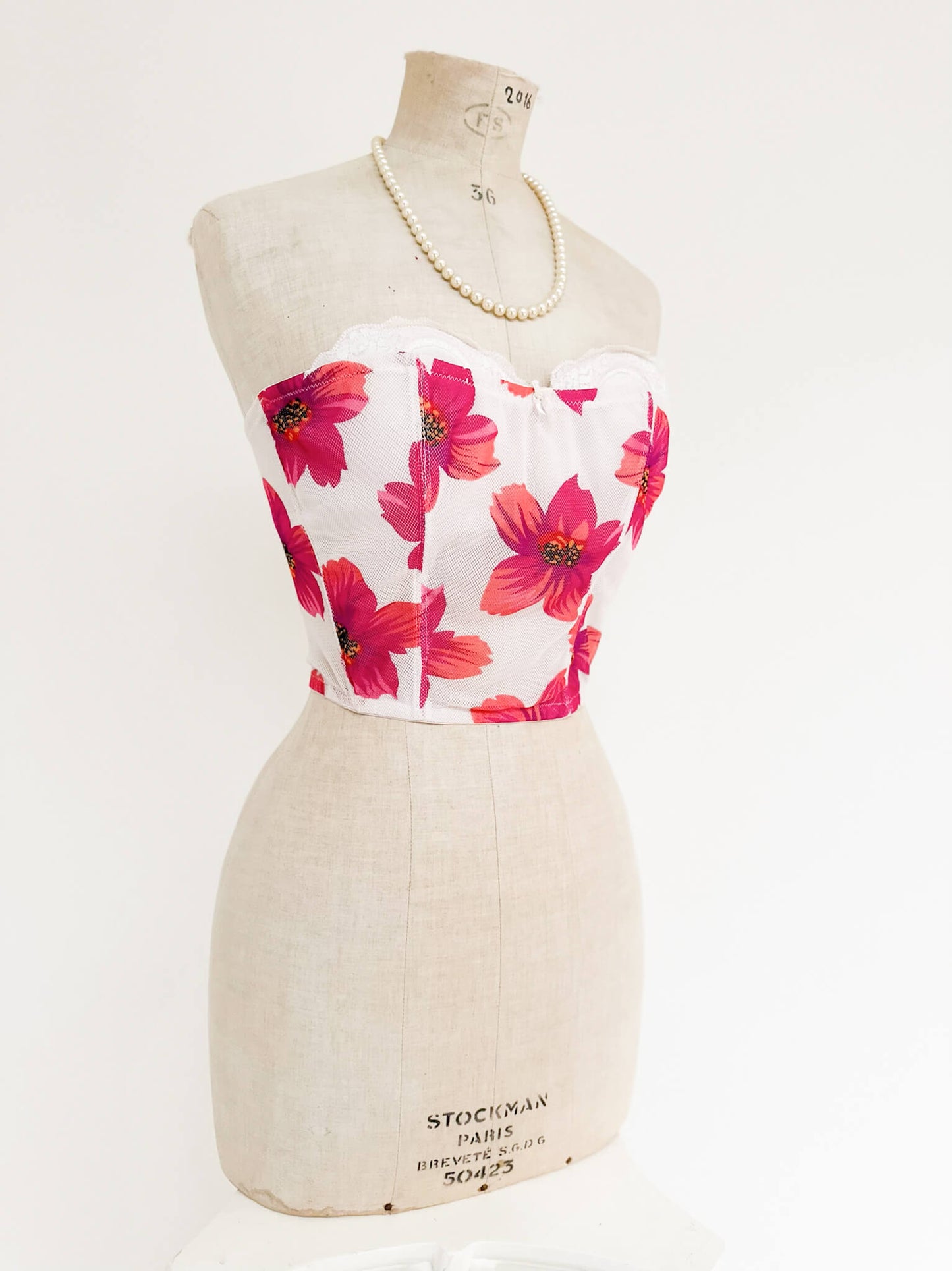 FLORAL PEEK BUSTIER (75B/70C)