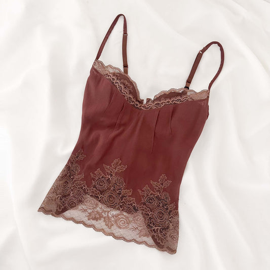 SILK LA PERLA CHOCOLATE BUSTIER (75B/70C)