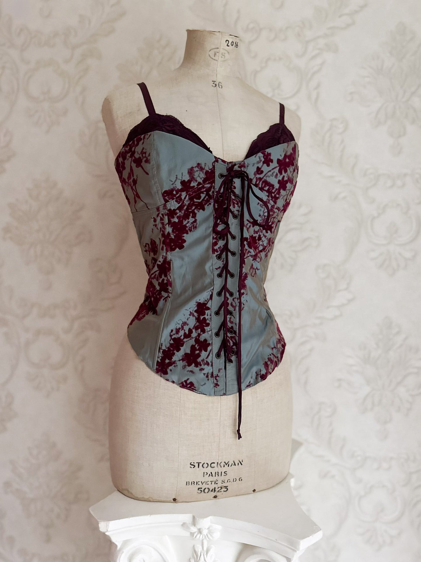 HOLO VELVET 2 TONE CORSET (M - L)