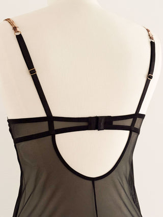 Y2K CHEETAH BABYDOLL BUSTIER (75C/80B)