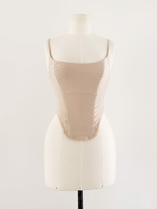 SAND COTTON CORSET (XS/S - EU 34/36)