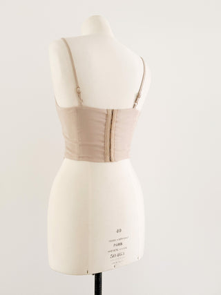SAND COTTON CORSET (XS/S - EU 34/36)