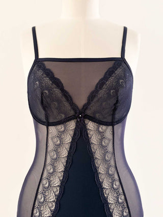 NAVY SQUARE NECKLINE BODY (75B/70C)