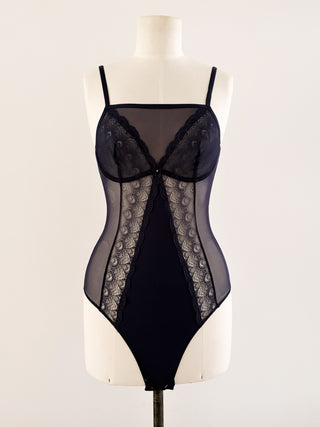 NAVY SQUARE NECKLINE BODY (75B/70C)