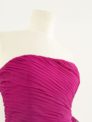 HOT PINK PLISSE CORSET (S - EU 36)