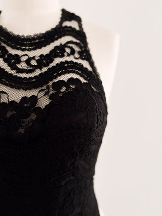 RARE LACE BLACK BUSTIER (70C/75B)