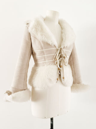 VINTAGE FAUX FUR PENNY LANE (S, EU 36)