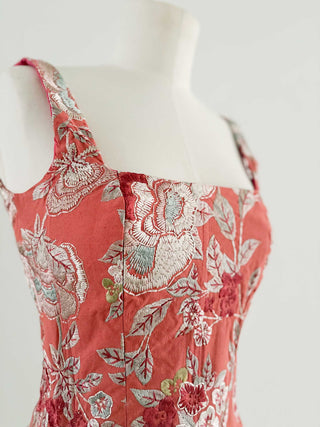 JAQUARD FLORAL CORSET (XS, EU 34)