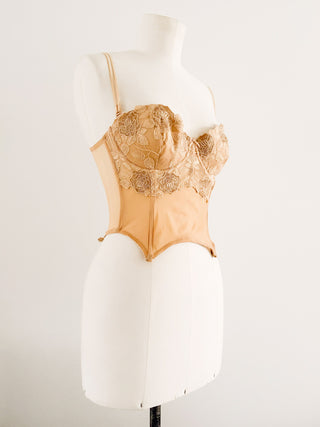 GOLDEN LACE BUSTIER (75B/80A)
