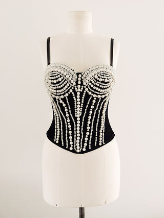 ROYAL VELVET PEARL CORSET (70D/75C)