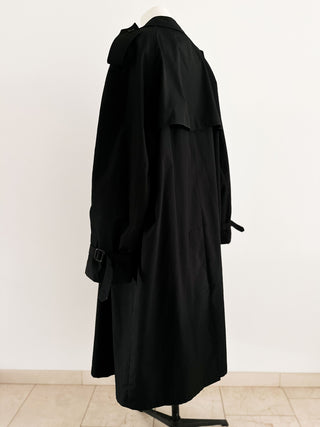 THE PERFECT BLACK VINTAGE TRENCHCOAT (XL, EU 44)