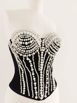 ROYAL VELVET PEARL CORSET (70D/75C)