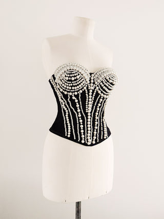 ROYAL VELVET PEARL CORSET (70D/75C)