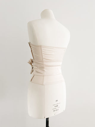 IVORY FLORAL CORSET (S, EU 36)