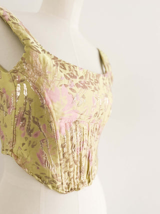 RENNAISSANCE GOLD GREEN CORSET (XS, EU 34)