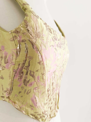 RENNAISSANCE GOLD GREEN CORSET (XS, EU 34)