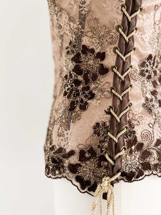 GOLDEN BROWN CORSET (L, EU 40/42)